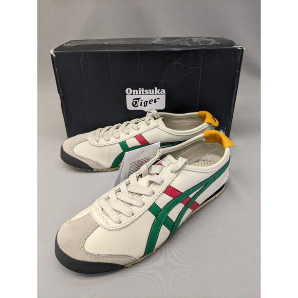 Authentic Onitsuka Tiger MEXICO 66 1183C102 201 BIRCH GREEN Size US 6, DMG box - Picture 1 of 12